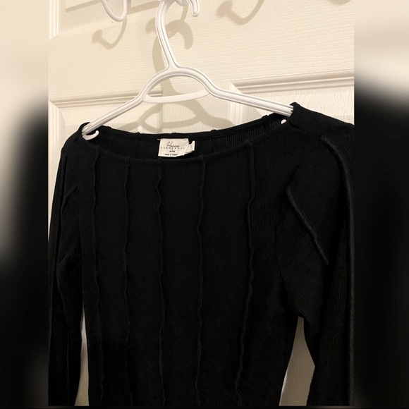 Black ribbed long sleeve dress from Nakd - Picture 3 of 3